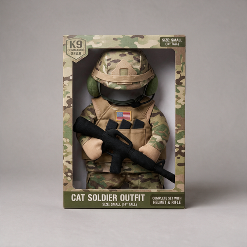 Cat Solider Outfit