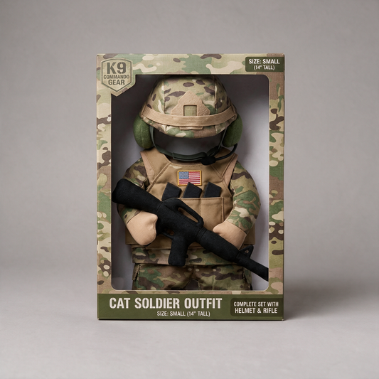 Cat Solider Outfit