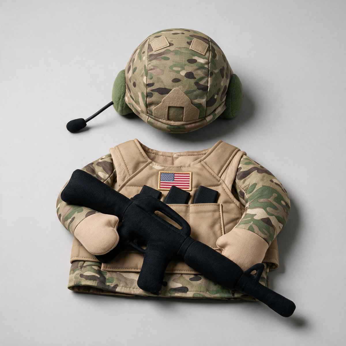 Cat Solider Outfit